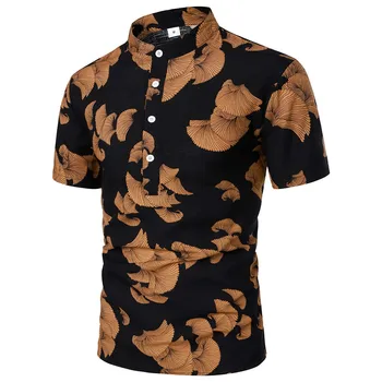 Мужская футболка с длинными рукавами, уникальный дизайн, модная рубашка с пуговицами, рубашка с коротким рукавом, Рубашки 70-х, мужские рубашки Оптом