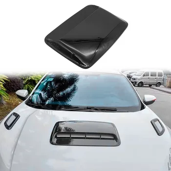Универсальная ярко-черная крышка вентиляционного отверстия капота для Infiniti Mazda Tesla Крышка воздухозаборника для капота