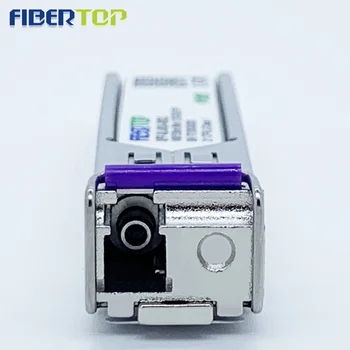 Модуль оптического Приемопередатчика Fibertop 1.25 Гбит/с 1490 нм-TX/1310 нм-RX 40 км SFP BiDi для Gigabit Ethernet и 1G Fibre Channel