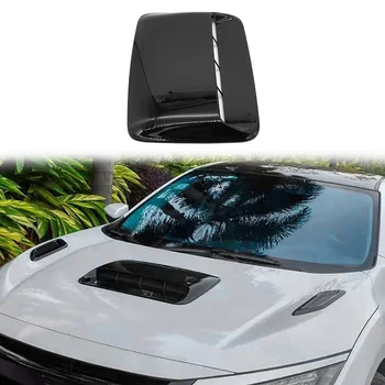Универсальная ярко-черная крышка вентиляционного отверстия капота для Infiniti Mazda Tesla Крышка воздухозаборника для капота