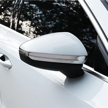 Для стайлинга автомобилей Зеркало заднего вида Накладки на зеркала заднего вида для Audi A3 2021 Внешние аксессуары из нержавеющей стали