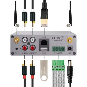 Мини-линейный усилитель A50 для домашнего кинотеатра smart audio lab, аудиокомплект, усилитель мощности