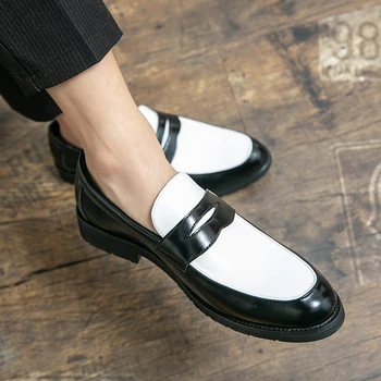 2022 Брендовые Мужские Модельные туфли в стиле ретро с перфорацией типа 