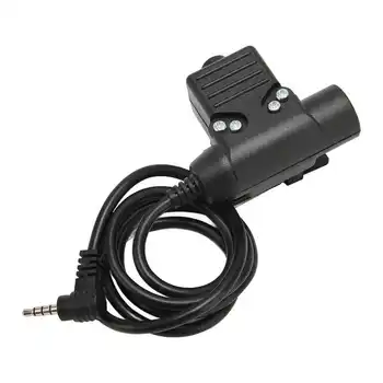 U94 Кабель PTT Plug Adapter Подключи и играй гарнитуру Push to Talk Кабель-адаптер для YAESU FT 60r VX 3r VX2R VX5r VX2r новый.