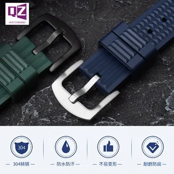 Ремешок для часов из фторокаучука 20мм 22мм пылезащитный минималистичный стиль для часов omega seiko huawei Samsung фирменный ремешок для спортивных часов