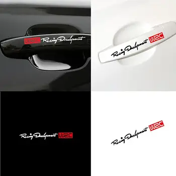 Наклейка Декор Самоклеящаяся 4шт Дверная ручка Простой в использовании автомобильный руль для Toyota аксессуары для автомобиля